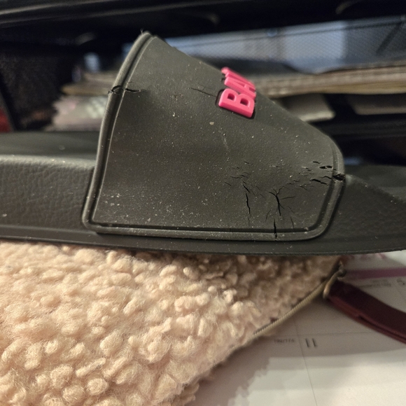 Authentic. New Balenciaga slides, no box or bag. Never worn. - Picture 2 of 7